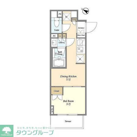 ドゥーエ横濱鶴見の物件間取画像